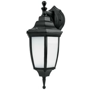 Arbotante de LED 8 W tipo farol suspendido negro