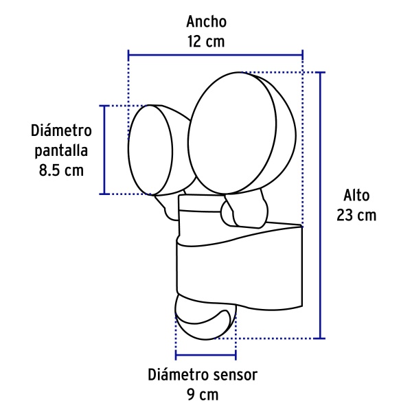 arbotante led 12 w negro con sensor de movimiento volteckarb 902l 4a6-ferreteria-de-valle-en-torreon