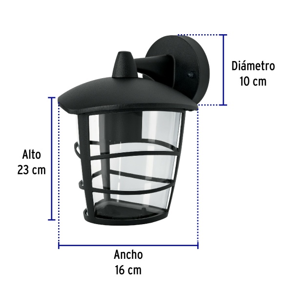 arbotante tipo farol moderno suspendido p exteriores negroarb 107s 6c6-ferreteria-de-valle-en-torreon