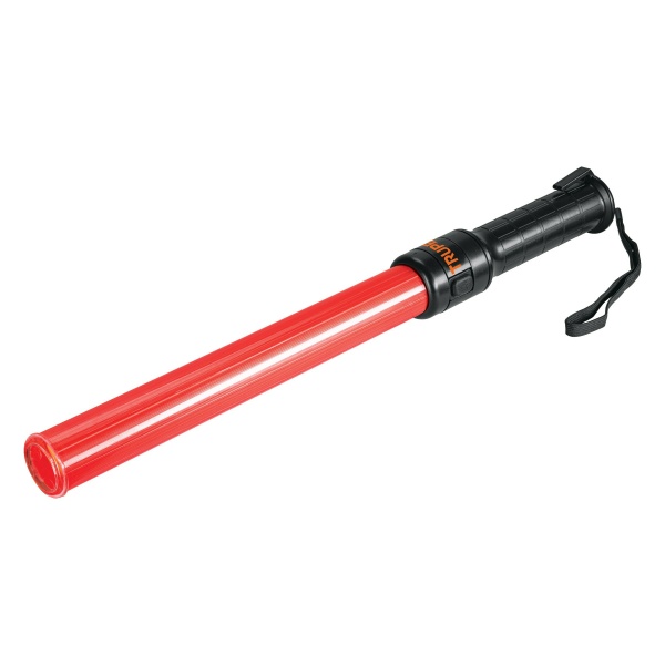 Bastón luminoso de 53 cm con luz LED y clip para cinturón