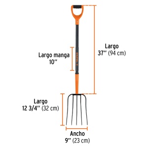 mgo de acero 37"