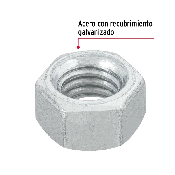 blister con 12 tuercas 3 8 hex de acero galvanizado fierotue 3 8a 555-ferreteria-de-valle-en-torreon