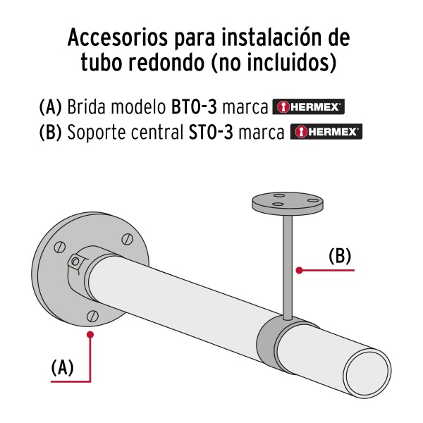 brida cromada para tubo redondo de closet hermexbtr 3 1e1-ferreteria-de-valle-en-torreon