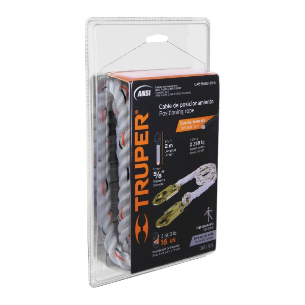 cable de posicionamiento cuerda de poliester de 2 m ansicab 5489 20 a 6c0-ferreteria-de-valle-en-torreon