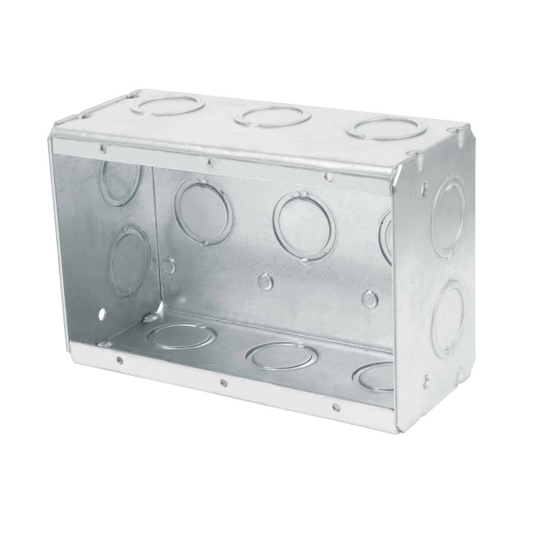 Caja triple 4" x 6" reforzada