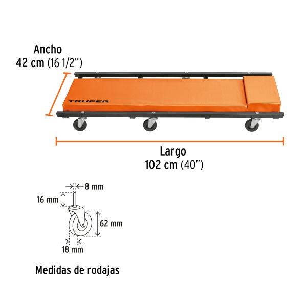 cama de acero 40 para mecanico trupercata 40 8b0-ferreteria-de-valle-en-torreon