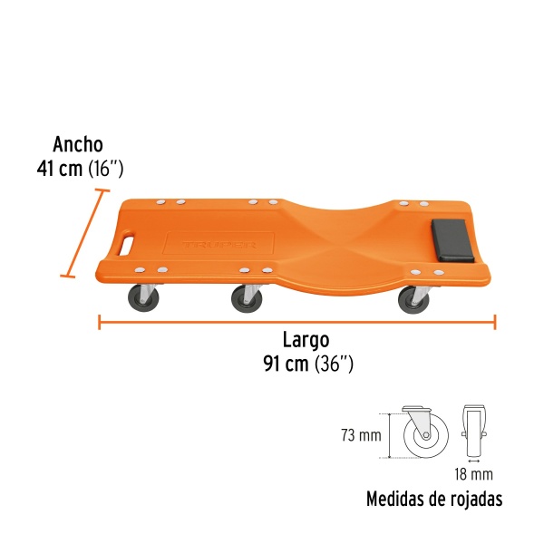 cama de plastico 36 para mecanico trupercata 36p c02-ferreteria-de-valle-en-torreon