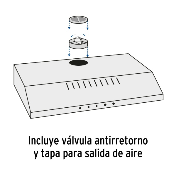 campana extractora 80cm empotrable acero inoxidable fosetcame 80 d87-ferreteria-de-valle-en-torreon