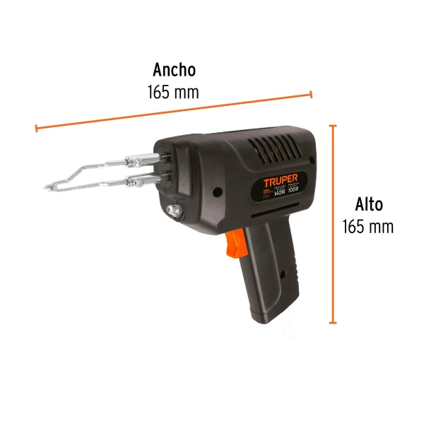 cautin 140 w tipo pistola con 2 temperaturas trupercau 140 78d-ferreteria-de-valle-en-torreon