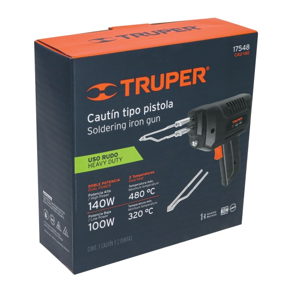 cautin 140 w tipo pistola con 2 temperaturas trupercau 140 ea9-ferreteria-de-valle-en-torreon