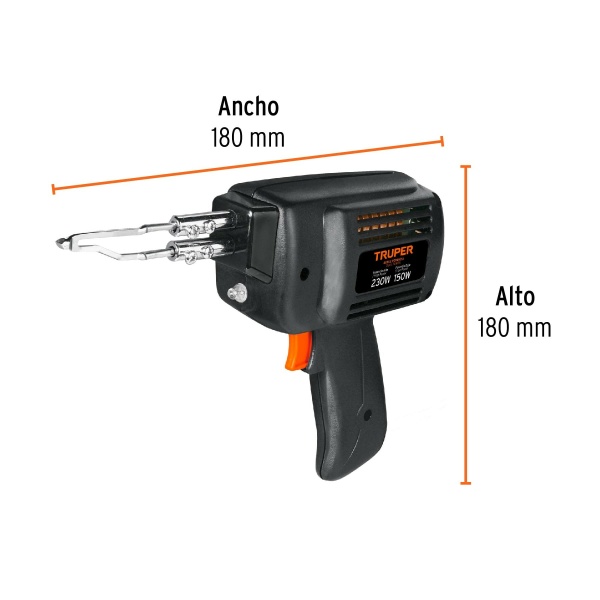 cautin 230 w tipo pistola con 2 temperaturas trupercau 230 d3c-ferreteria-de-valle-en-torreon