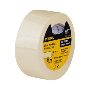 Cinta masking tape de 2" x 50 m