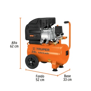 horizontal 25L 3HP 127V Truper