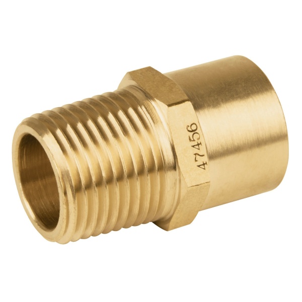 Conector NPT soldable de latón