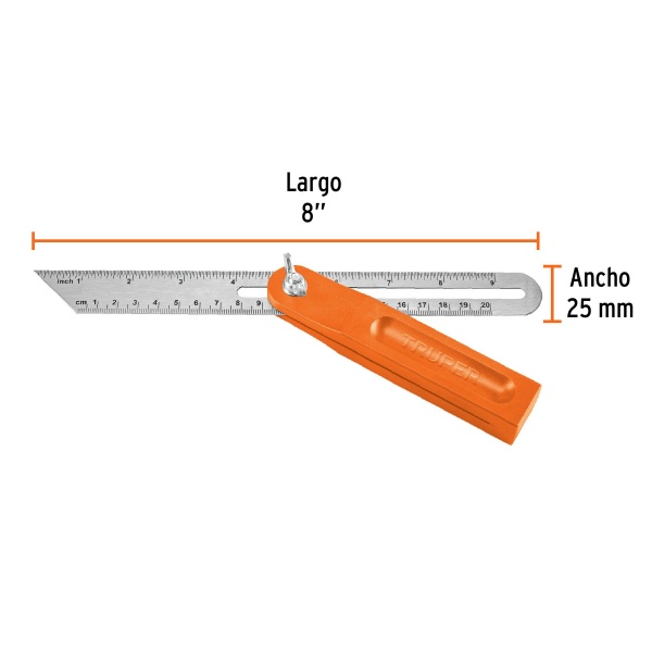 escuadra falsa d acero inoxidable 19cm 6 con mango de abseft 8 864-ferreteria-de-valle-en-torreon