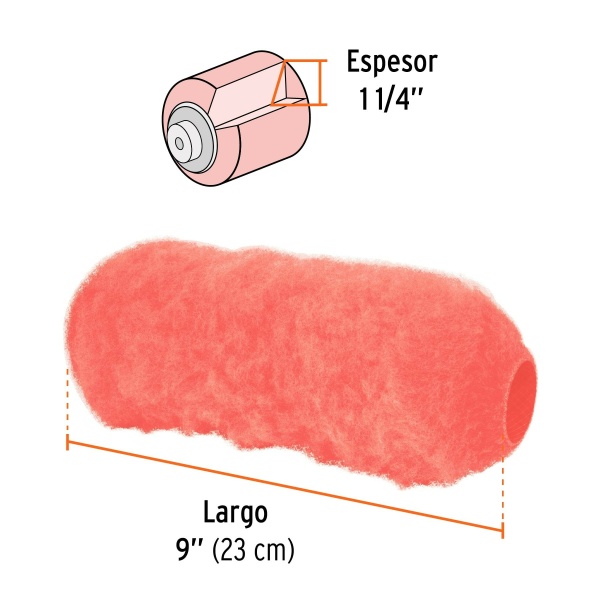 felpa para rodillo 9 x 1 1 4 superficies extra rugosasr ropi 930 0e6-ferreteria-de-valle-en-torreon