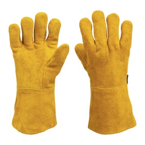 Guantes de carnaza