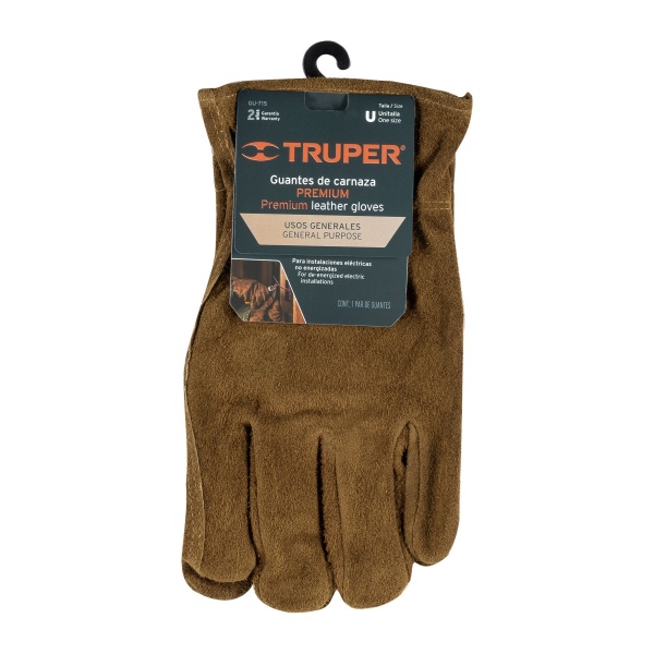 guantes de carnaza premium para electricista trupergu 715 51d-ferreteria-de-valle-en-torreon