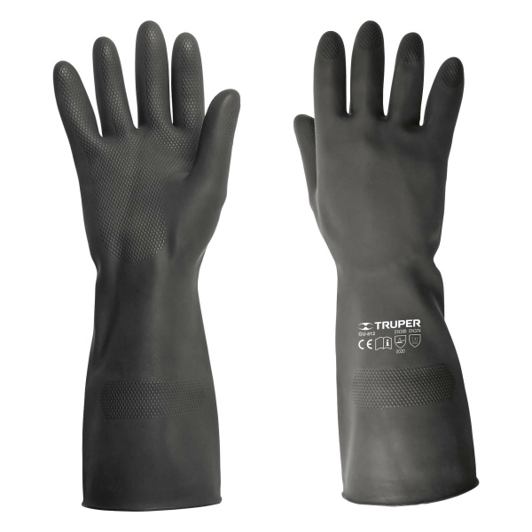 Guantes de neopreno p/manejo de químicos