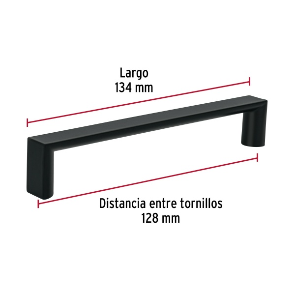 jaladera de 128mm estilo andamio acabado negro hermexjal 0962 ac8-ferreteria-de-valle-en-torreon