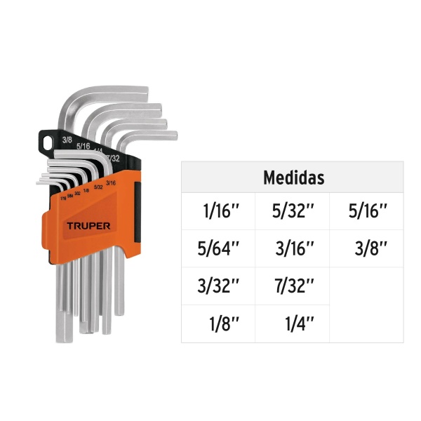 juego 10 llaves allen std punta hexagonal con organizadorall 10p 7ad-ferreteria-de-valle-en-torreon