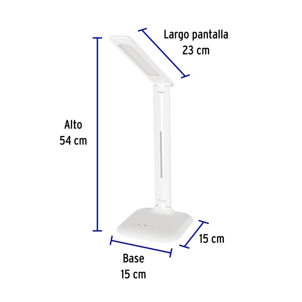 lampara de led 8w 5 niveles de iluminacion para escritorioles 300l 957-ferreteria-de-valle-en-torreon