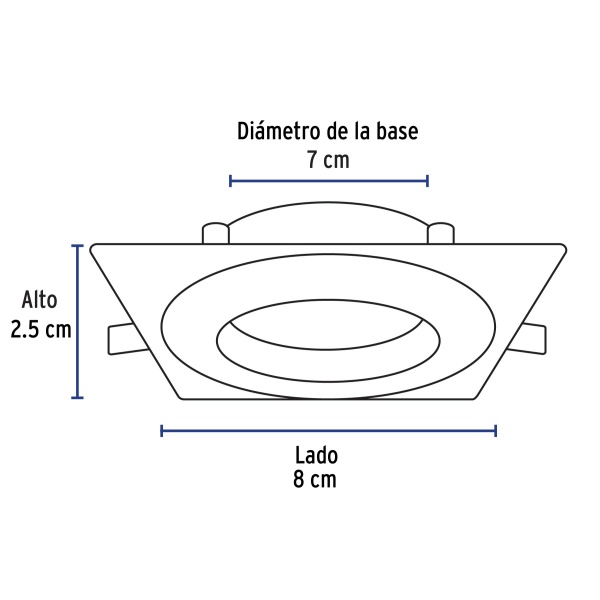 luminario cuadrado negro spot dirigible lampara no incluidaemp 114s 8f8-ferreteria-de-valle-en-torreon