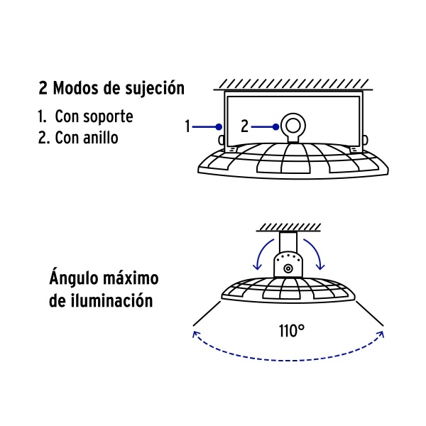 luminario de led 150 w high bay volteckhb 150l 66c-ferreteria-de-valle-en-torreon