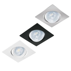 Luminarios empotrables de LED cuadrados