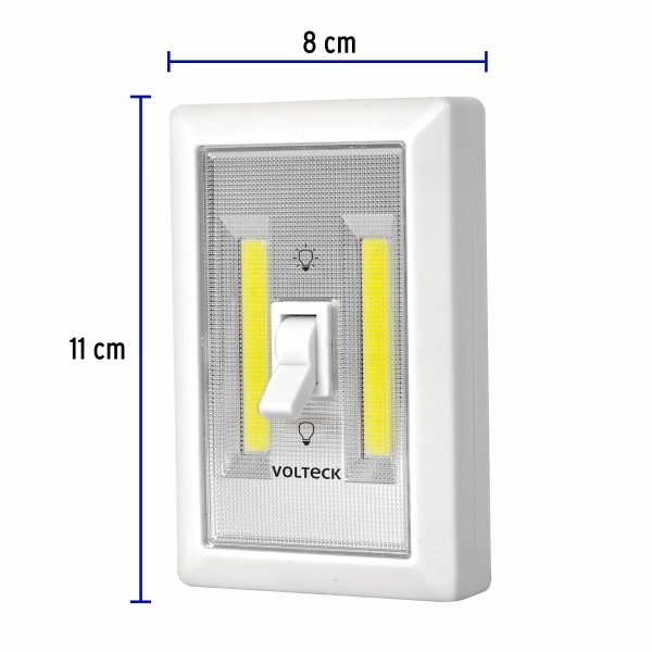 luz led 200 lm para pared con interruptor con 3 pilas aaaluz ap b2b-ferreteria-de-valle-en-torreon