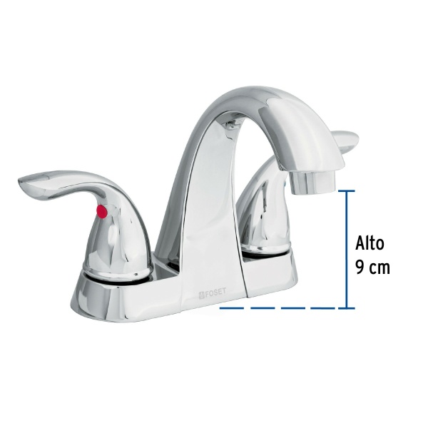 mezcladora 4 cuello alto para lavabo fosetaem 42 a8e-ferreteria-de-valle-en-torreon