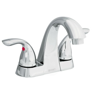 Mezcladora 4" cuello alto para lavabo