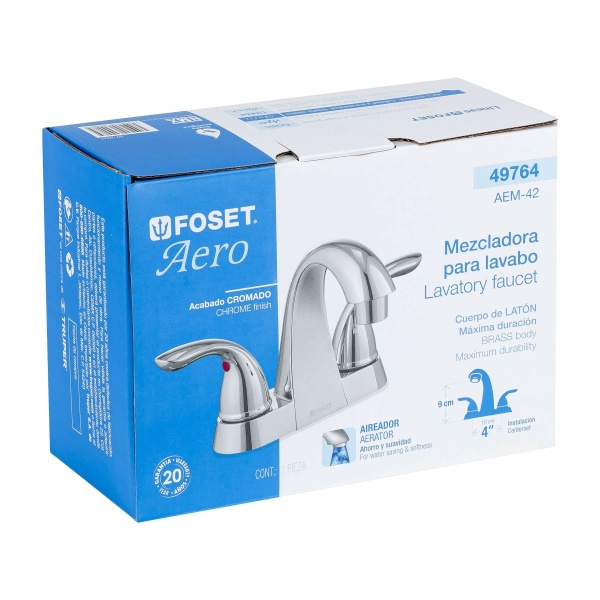 mezcladora 4 cuello alto para lavabo fosetaem 42 d39-ferreteria-de-valle-en-torreon