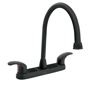 Mezcladora negro 8" para lavabo