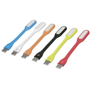 Mini-lámpara flexible de 5 LEDs 1W para puerto USB