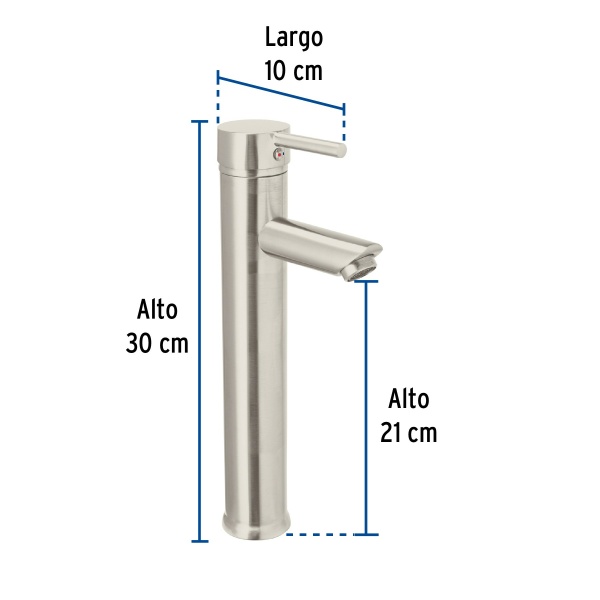 monomando alto satin para lavabo foset tubigtbm 47n d7a-ferreteria-de-valle-en-torreon