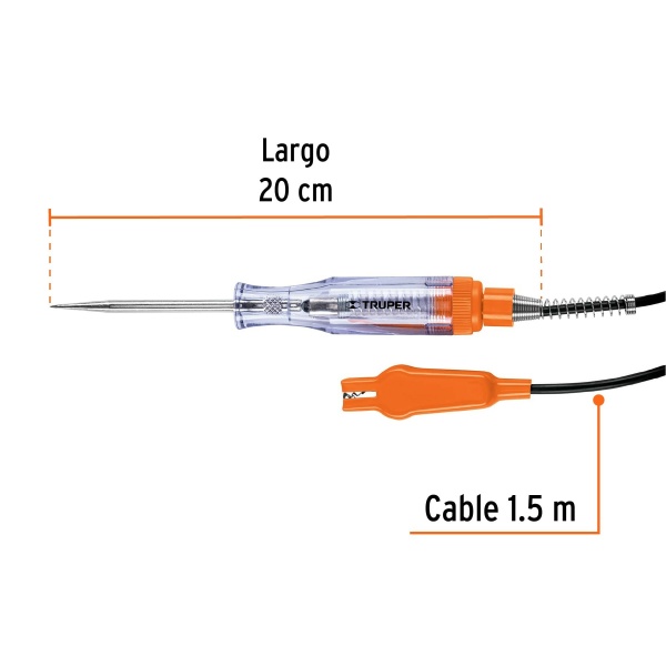 probador de circuitos de corriente directa 20 cm c caimanproco 20x 508-ferreteria-de-valle-en-torreon