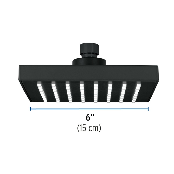 regadera cuadrada abs 6 acabado negro mate sin brazo fosetr 404sm fd2-ferreteria-de-valle-en-torreon