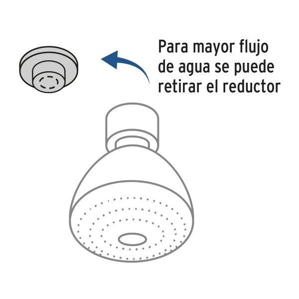 regadera redonda 3 1 4 brazo y chapeton acero inox fosetr 201 c1b-ferreteria-de-valle-en-torreon