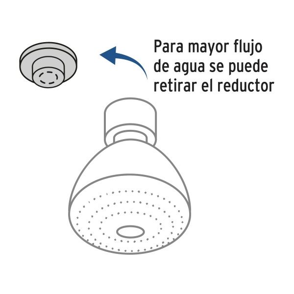 regadera redonda de abs 3 5 funciones sin brazo fosetr 508s 7f2-ferreteria-de-valle-en-torreon