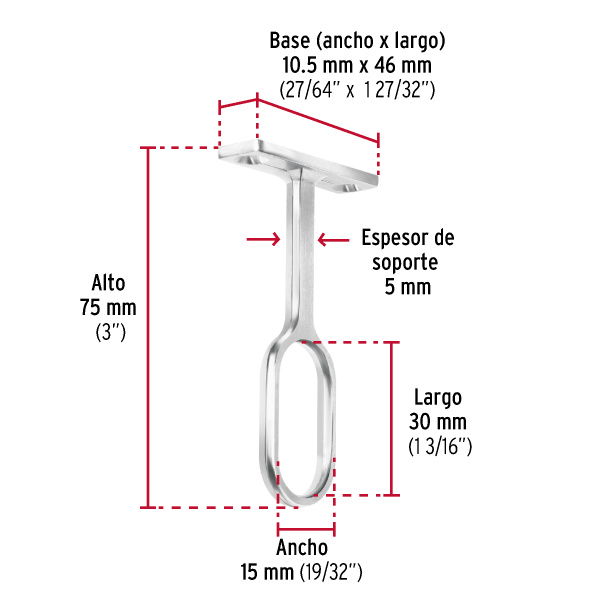 soporte central para tubo ovalado de closet hermexsto 5 f9d-ferreteria-de-valle-en-torreon