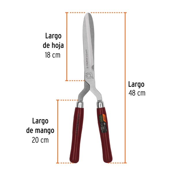 tijera para poda 48 cm forjada mangos de madera experttx 19 b48-ferreteria-de-valle-en-torreon