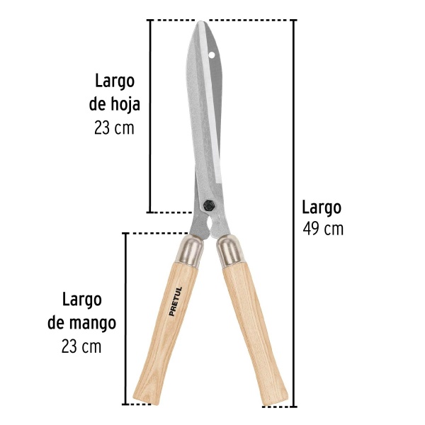 tijera para poda 48 cm mangos de madera pretult 19p c32-ferreteria-de-valle-en-torreon