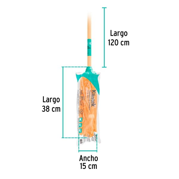 trapeador de microfibra con baston de 120 cm klintekmech 175s be1-ferreteria-de-valle-en-torreon