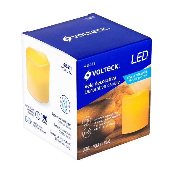 vela de led con sensor con 2 pilas aa volteckvela 2aa 77c-ferreteria-de-valle-en-torreon