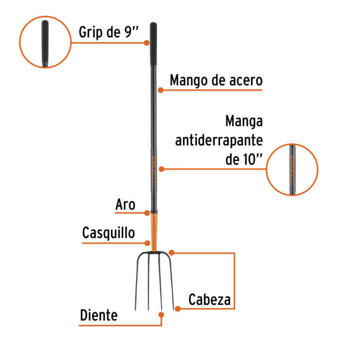 mgo largo de acero 48"