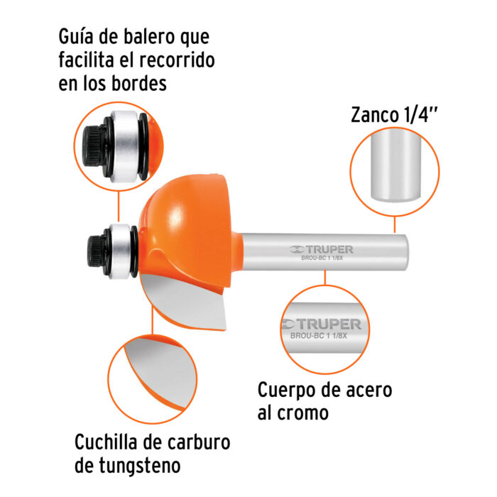 1-1/8" con balero