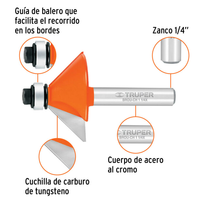 1-1/4" con balero