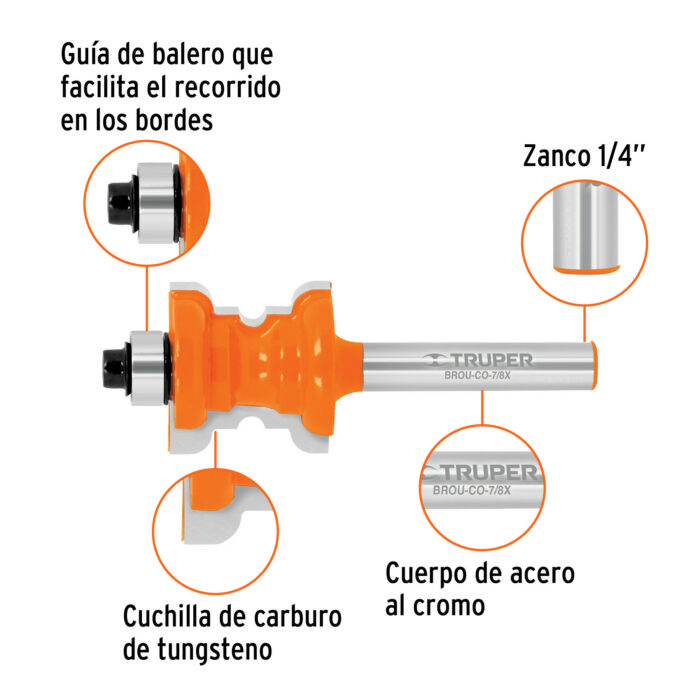 7/8" con balero