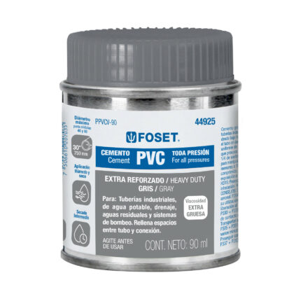 Cemento para PVC en bote de 90 ml